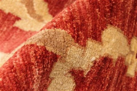 Pishavar Red Hand Knotted 127 X 177 Area Rug 250-30576 Image 12