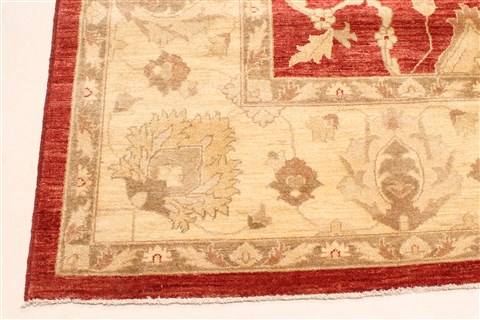 Pishavar Red Hand Knotted 127 X 177 Area Rug 250-30576 Image 13