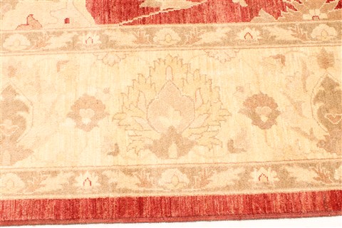 Pishavar Red Hand Knotted 127 X 177 Area Rug 250-30576 Image 1