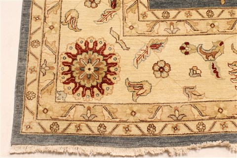 Ziegler Beige Hand Knotted 130 X 203 Area Rug 250-30577 Image 11