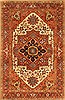 Serapi Beige Hand Knotted 411 X 76  Area Rug 250-30578 Thumb 0
