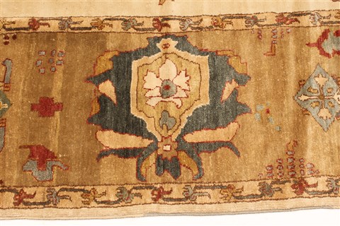Chobi Beige Hand Knotted 131 X 189 Area Rug 250-30581 Image 1