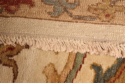 Chobi Beige Hand Knotted 131 X 189 Area Rug 250-30581 Image 3