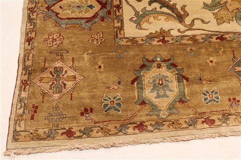 Chobi Beige Hand Knotted 131 X 189 Area Rug 250-30581 Image 5
