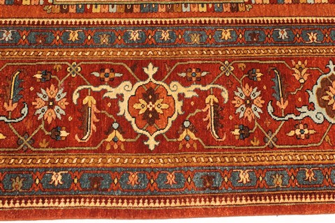 Serapi Beige Hand Knotted 1110 X 178 Area Rug 250-30583 Image 1