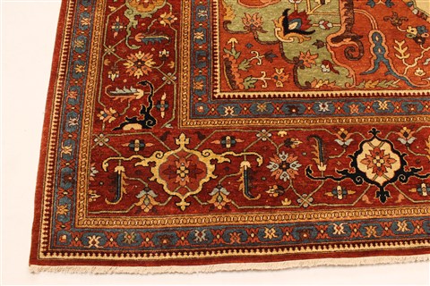 Serapi Beige Hand Knotted 1110 X 178 Area Rug 250-30583 Image 5