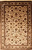 Kashan Beige Hand Knotted 1111 X 182  Area Rug 250-30586 Thumb 0