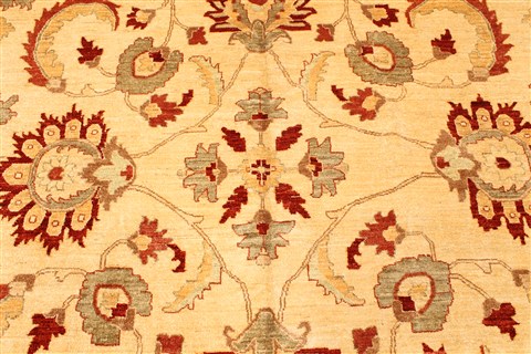 Pishavar Red Hand Knotted 125 X 1611  Area Rug 250-30587 Image 6