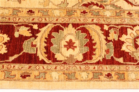 Pishavar Red Hand Knotted 125 X 1611  Area Rug 250-30587 Image 7
