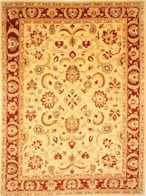 Pishavar Red Hand Knotted 125 X 1611  Area Rug 250-30587 Image 0