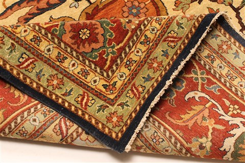 Serapi Blue Hand Knotted 1110 X 179 Area Rug 250-30589 Image 3