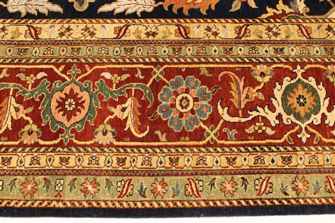 Serapi Blue Hand Knotted 1110 X 179 Area Rug 250-30589 Image 6