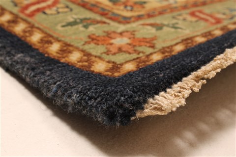Serapi Blue Hand Knotted 1110 X 179 Area Rug 250-30589 Image 7