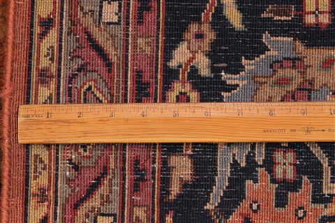 Kashan Purple Hand Knotted 92 X 120 Area Rug 301-30595 Image 2