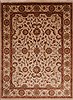 Jaipur Beige Hand Knotted 89 X 119  Area Rug 301-30597 Thumb 0