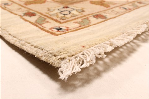 Ziegler Beige Square Hand Knotted 122 X 126 Area Rug 250-30604 Image 3