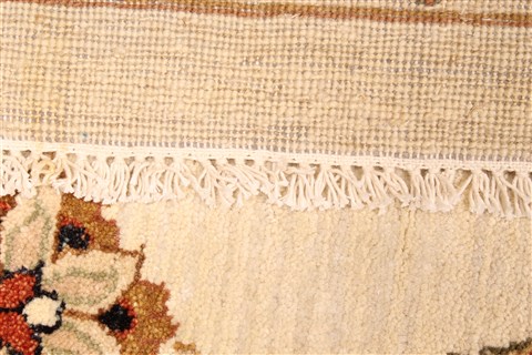 Ziegler Beige Square Hand Knotted 122 X 126 Area Rug 250-30604 Image 4