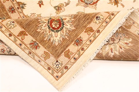 Ziegler Beige Square Hand Knotted 122 X 126 Area Rug 250-30604 Image 6