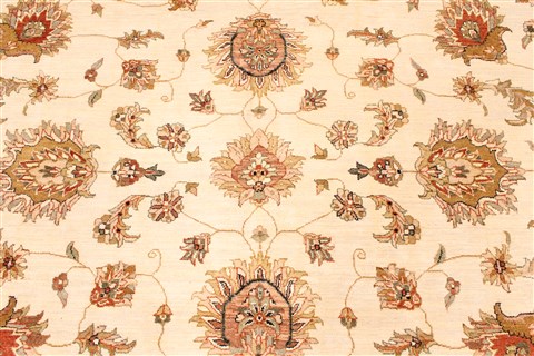 Ziegler Beige Square Hand Knotted 122 X 126 Area Rug 250-30604 Image 8