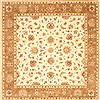 Ziegler Beige Square Hand Knotted 122 X 126  Area Rug 250-30604 Thumb 0