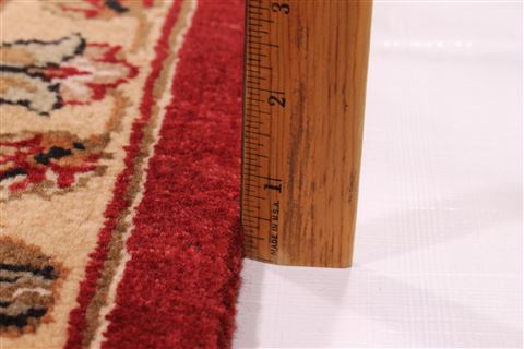 Jaipur Red Hand Knotted 90 X 1110 Area Rug 301-30606 Image 5