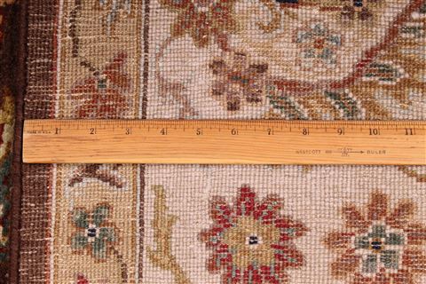 Jaipur Brown Hand Knotted 88 X 119 Area Rug 301-30607 Image 5