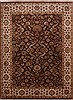 Jaipur Brown Hand Knotted 88 X 119  Area Rug 301-30607 Thumb 0