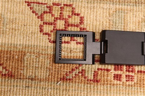 Pishavar Beige Hand Knotted 117 X 1610  Area Rug 250-30608 Image 4