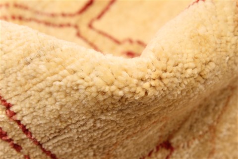 Pishavar Beige Hand Knotted 117 X 1610  Area Rug 250-30608 Image 7