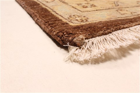 Pishavar Brown Hand Knotted 120 X 1410 Area Rug 250-30610 Image 1