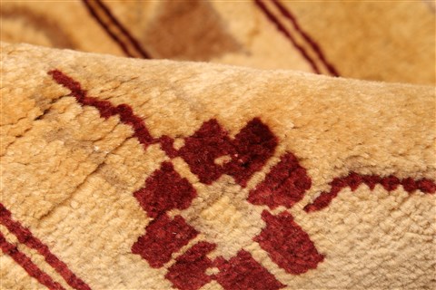 Pishavar Red Hand Knotted 119 X 179 Area Rug 250-30611 Image 10