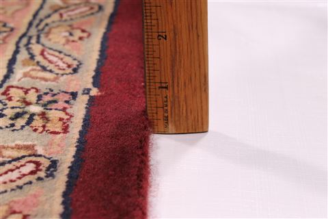 Kashan Red Hand Knotted 89 X 121 Area Rug 301-30612 Image 1
