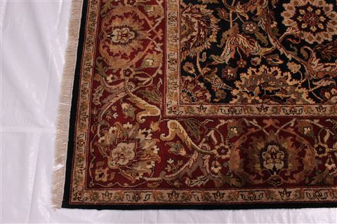 Jaipur Black Hand Knotted 90 X 123 Area Rug 301-30615 Image 5
