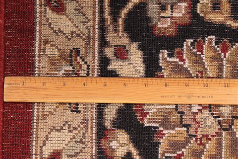 Jaipur Red Hand Knotted 90 X 123 Area Rug 301-30616 Image 2