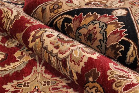 Jaipur Red Hand Knotted 90 X 123 Area Rug 301-30616 Image 4