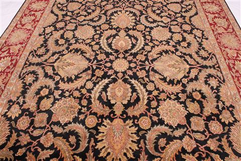 Jaipur Black Hand Knotted 811 X 126  Area Rug 301-30617 Image 5