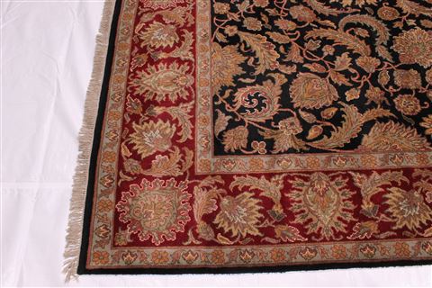 Jaipur Black Hand Knotted 811 X 126  Area Rug 301-30617 Image 6