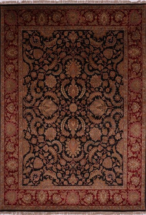 Jaipur Black Hand Knotted 811 X 126  Area Rug 301-30617 Image 0