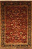 Kashan Beige Hand Knotted 123 X 181  Area Rug 250-30618 Thumb 0