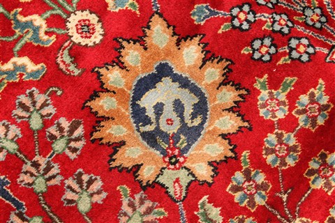 Tabriz Beige Hand Knotted 910 X 161 Area Rug 250-30619 Image 2