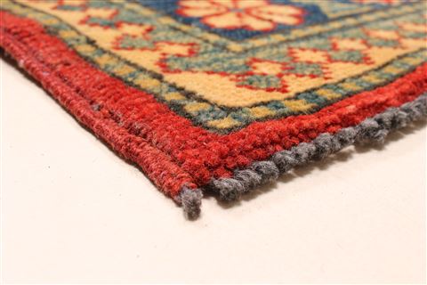 Kazak Beige Hand Knotted 109 X 147  Area Rug 250-30620 Image 4