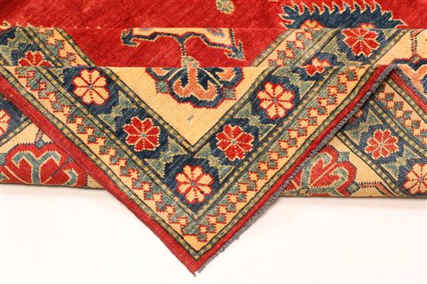 Kazak Beige Hand Knotted 109 X 147  Area Rug 250-30620 Image 7