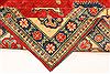 Kazak Beige Hand Knotted 109 X 147  Area Rug 250-30620 Thumb 7