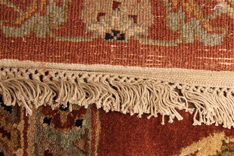 Jaipur Orange Hand Knotted 1110 X 173 Area Rug 250-30621 Image 3