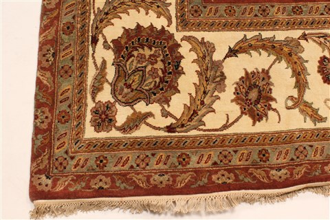 Jaipur Orange Hand Knotted 1110 X 173 Area Rug 250-30621 Image 6