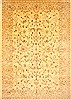 Pishavar Yellow Hand Knotted 126 X 179  Area Rug 250-30622 Thumb 0