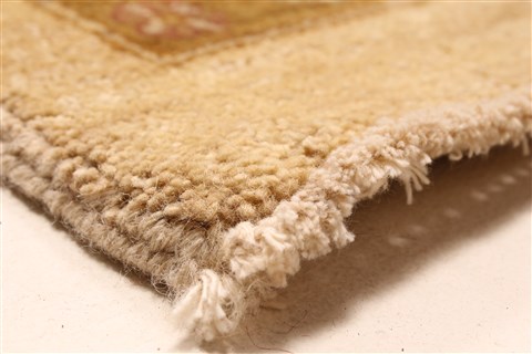 Ziegler Beige Hand Knotted 123 X 183 Area Rug 250-30623 Image 3