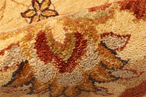 Ziegler Beige Hand Knotted 123 X 183 Area Rug 250-30623 Image 7