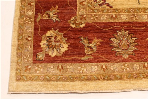 Ziegler Beige Hand Knotted 123 X 183 Area Rug 250-30623 Image 8
