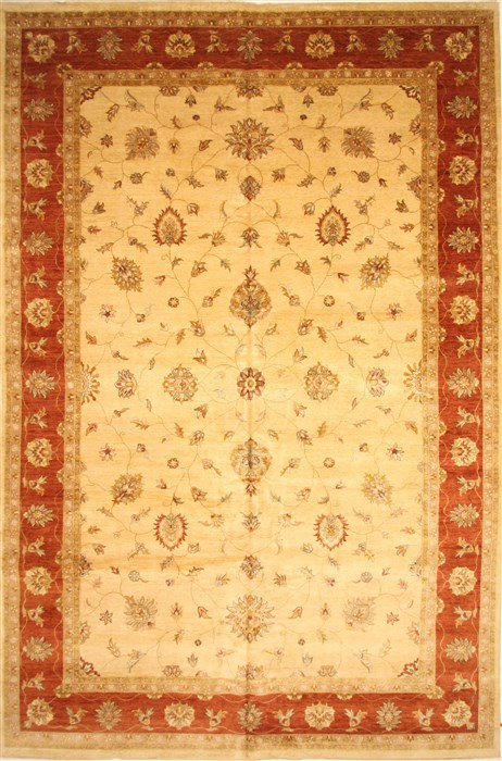 Ziegler Beige Hand Knotted 123 X 183 Area Rug 250-30623 Image 0